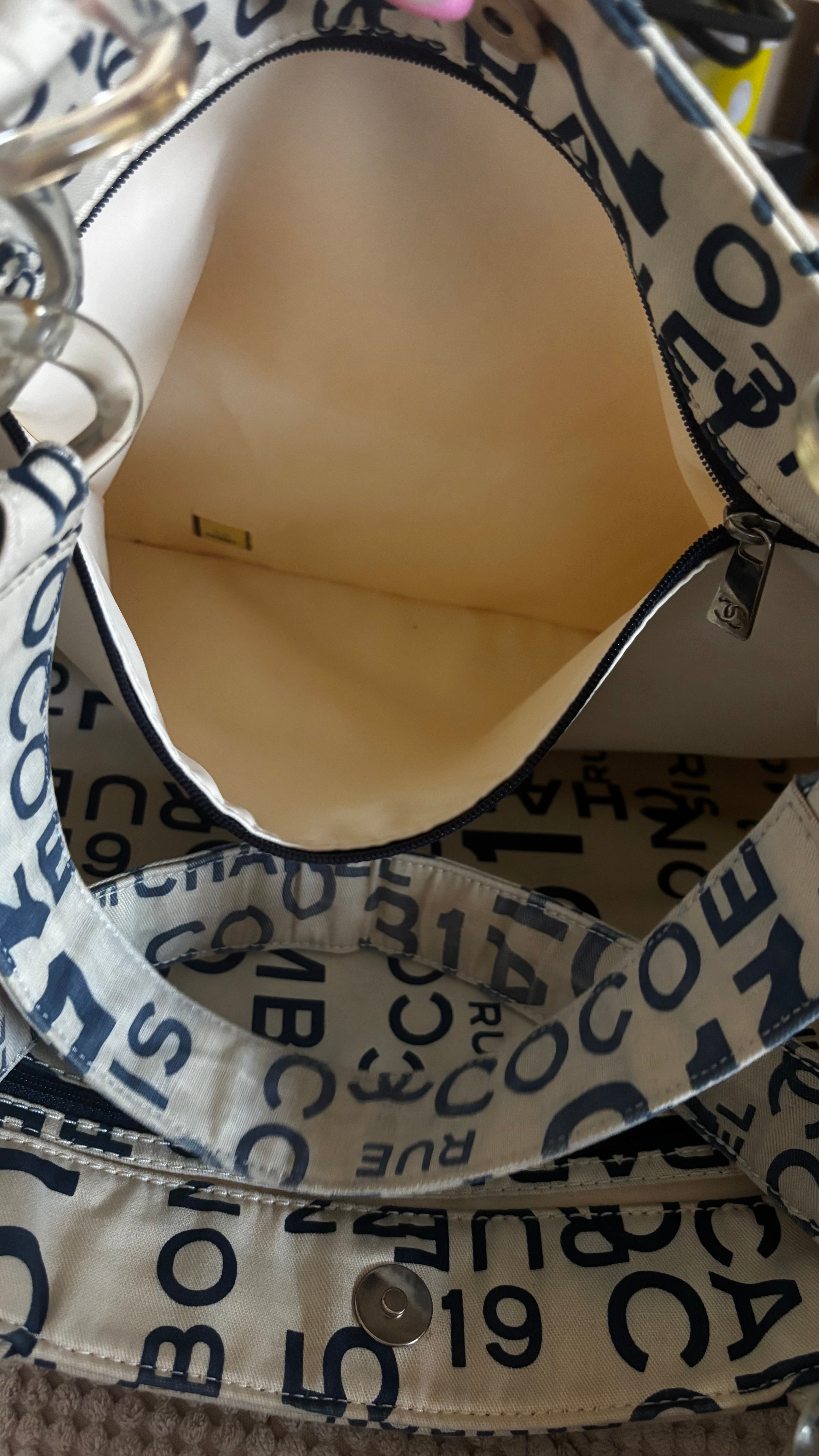 CHANEL 31 Rue Cambon Canvas Tote Bag 2002–2003 Vintage | Made in Italy