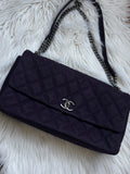 CHANEL Timeless Flap Bag – Aubergine Caviar Leather (2012)