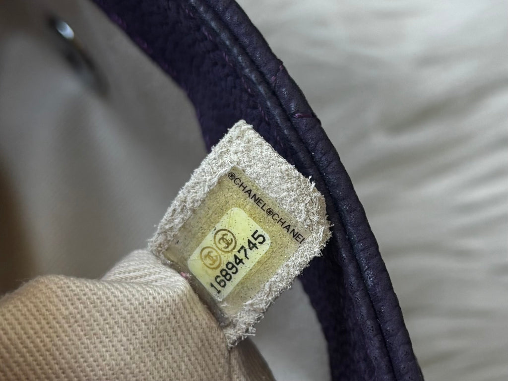 CHANEL Timeless Flap Bag – Aubergine Caviar Leather (2012)